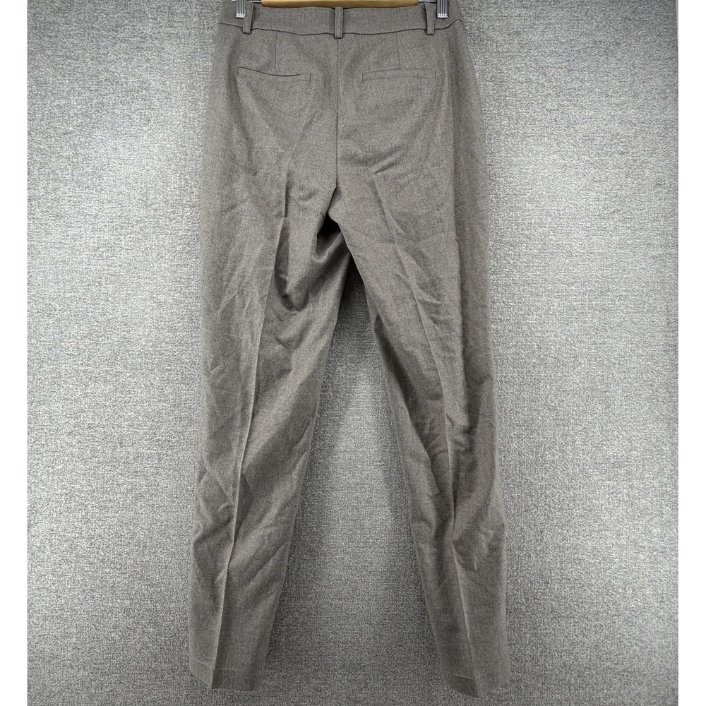 Brooks Brothers Vitale Barberís Canónico Dress Pants Women Size 2 Brown Wool - Picture 2 of 11